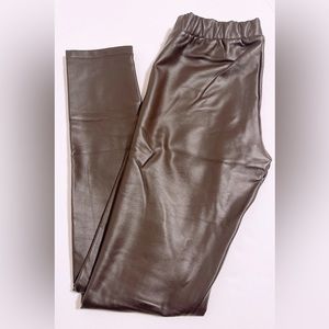 Calzedonia Leather Effect Thermal Legging Size S